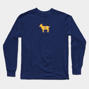Austin Reaves Los Angeles Gold Goat Qiangy Long Sleeve T-Shirt
